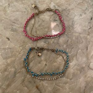 Gold and Colored Layered Bracelet